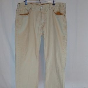 Levis Beige Khaki Jeans 559 Relaxed Straight 40x32
